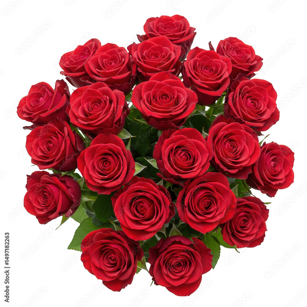 Luxury bouquet of red roses isolated on transparent background Luxury bouquet of red roses isolated on transparent background