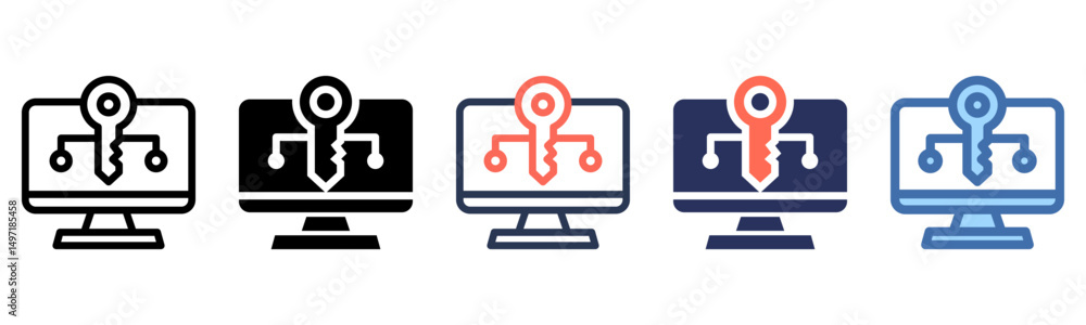 Computer icon sheet multi style collection Computer icon sheet multi style collection