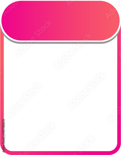 Infographic Data Boxes with Rounded Gradient Frames