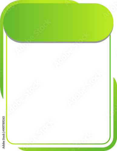 Infographic Data Boxes with Rounded Gradient Frames