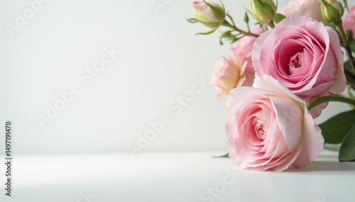 Bright, pristine white surface ideal for product shots, shadow, advertising, makeup