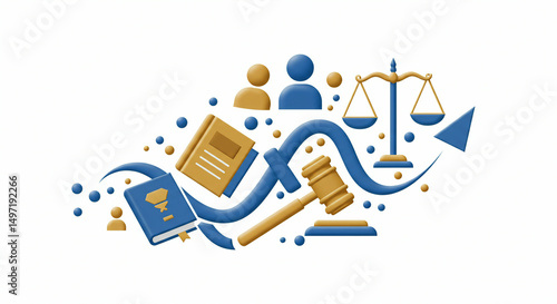 Justice journey upward knowledge guides path