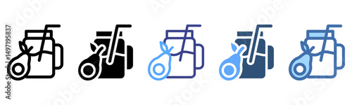 Smoothie icon sheet multi style collection