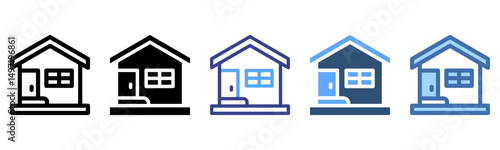 House icon sheet multi style collection