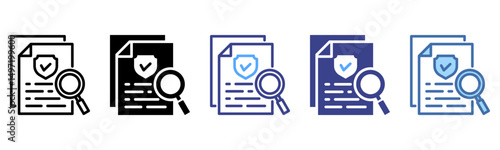 Verification icon sheet multi style collection