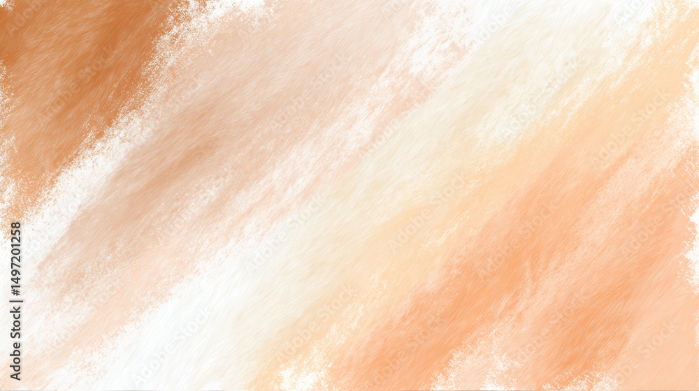 Fototapeta premium Soft abstract brush strokes in warm beige and terracotta tones. Ideal for branding, packaging, backgrounds, and minimalist lifestyle designs