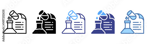 Experiment icon sheet multi style collection