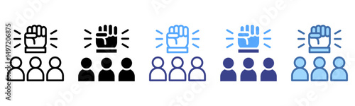 Revolutionary icon sheet multi style collection
