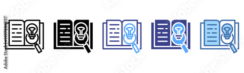 Discovery icon sheet multi style collection