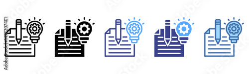 Invent icon sheet multi style collection