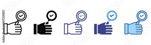 Check icon sheet multi style collection