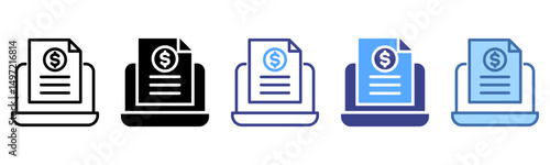 Monetizing icon sheet multi style collection
