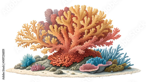 Coral (Anthozoa class)

