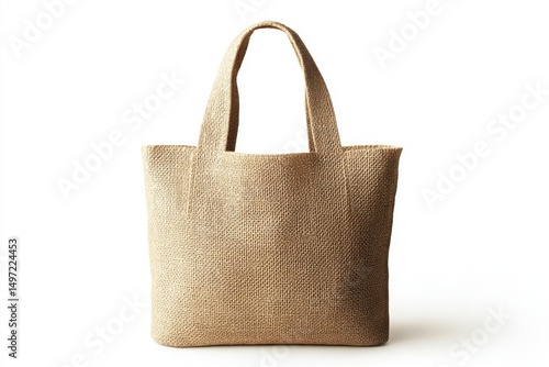 Jute tote bag for shopping, beach, travel, and everyday use