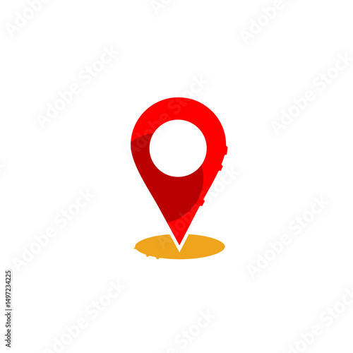 Free Download map pointer with red pin - GFXLoad