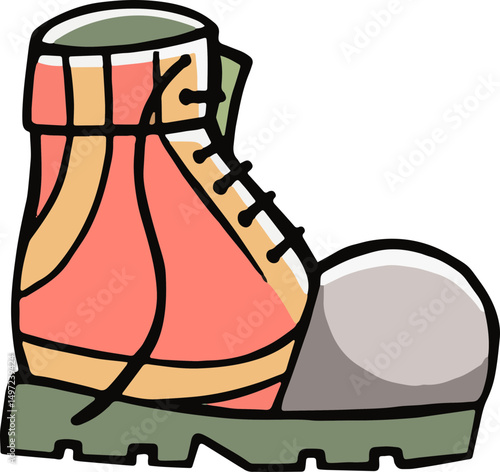 camping tool element vector illustration