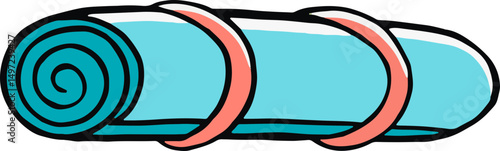 camping tool element vector illustration