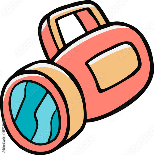 camping tool element vector illustration