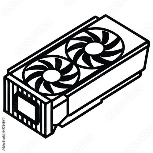  a component of a computer that processes and renders images, videos, and other visual content for display on a monitor