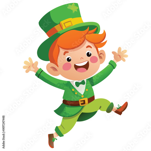 Charming Little Leprechaun Graphics