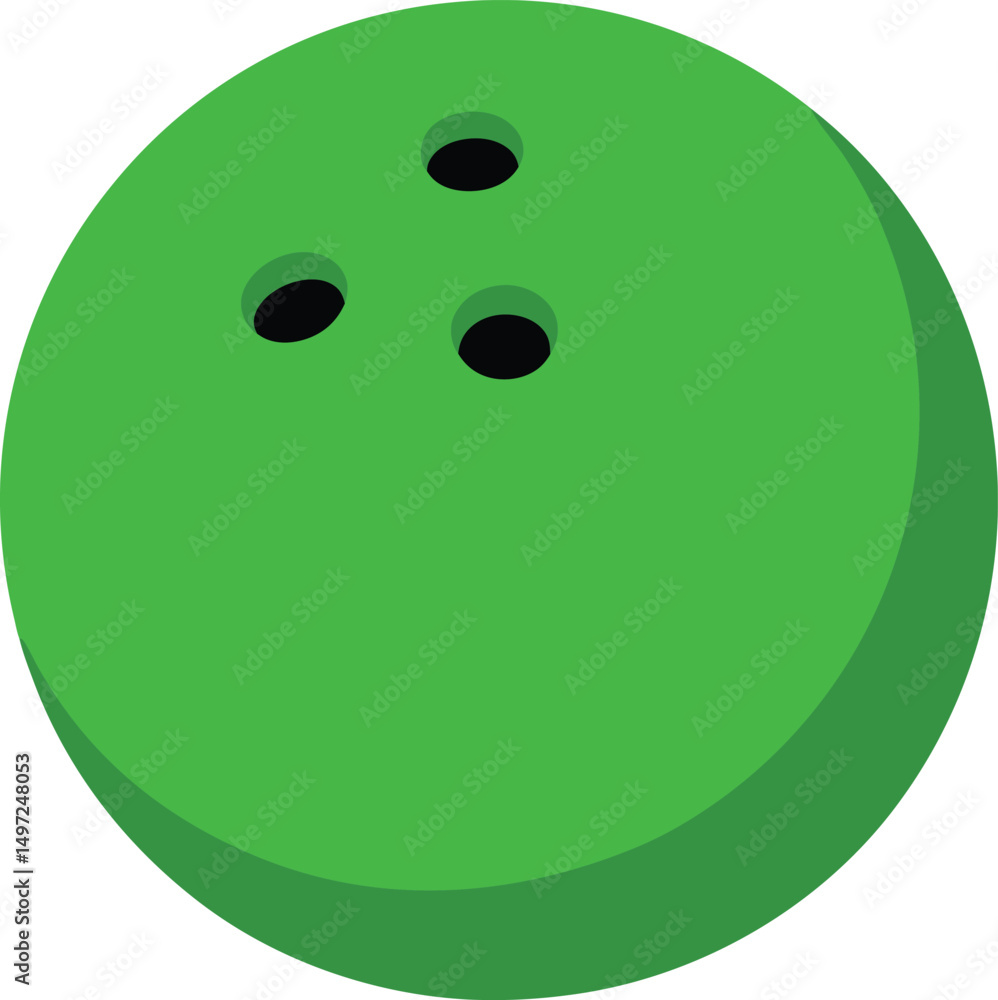 Fototapeta premium Bowling ball icon vector illustration