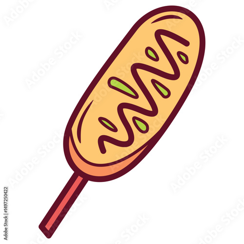 Colorful Hand Drawn Cute Fast Food