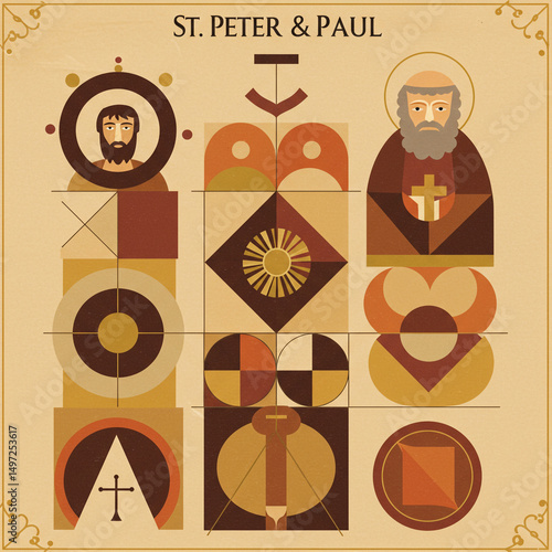 Geometric Saint Peter and P...