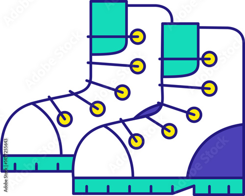 camping tool element vector illustration