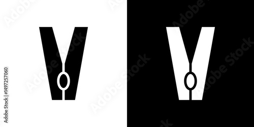 Peg icon Vector in flat style. Collection silhouettes