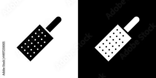 Microplane grater icon Vector in flat style. Collection silhouettes