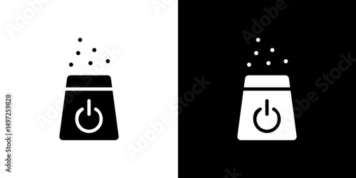 Humidifier icon Vector in flat style. Collection silhouettes