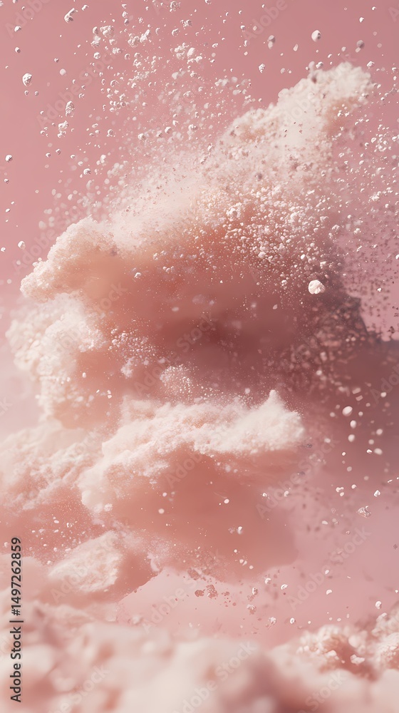 Obraz premium digital technology powder texture poster background