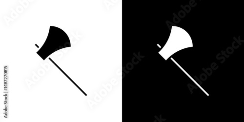 Axe icon Vector in flat style. Collection silhouettes