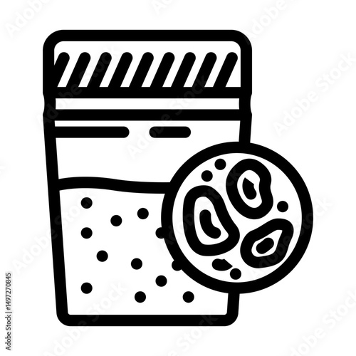 hematuria urology line icon vector illustration