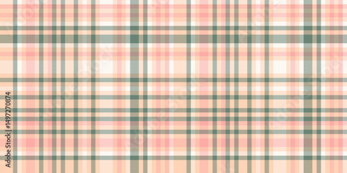 Soft peach and sage green plaid pattern.  Perfect for textile design, website backgrounds, or crafting projects. This delicate and subtle texture evokes feelings of calmness and serenity.