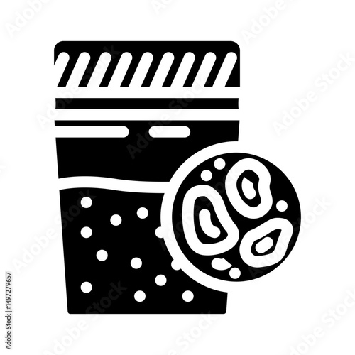 hematuria urology glyph icon vector illustration