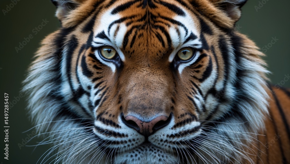 Fototapeta premium Tiger, preferred focus.