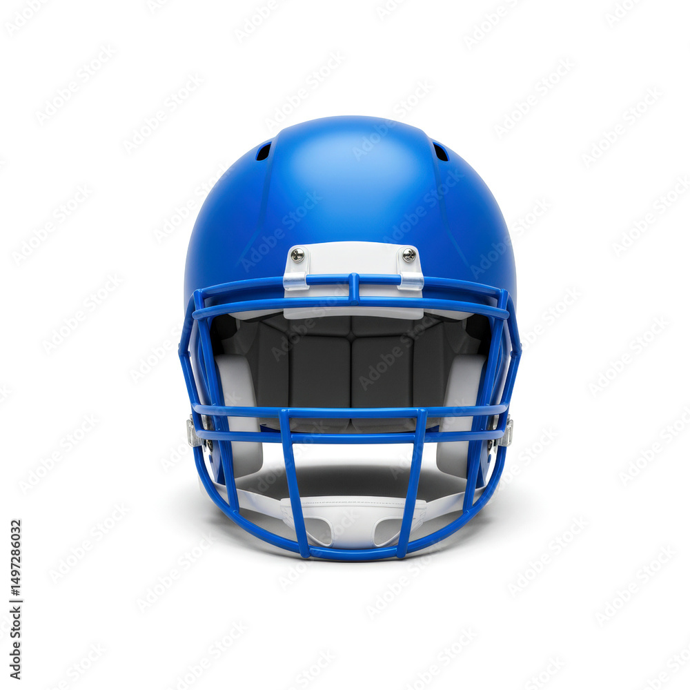 Fototapeta premium American football helmet isolated on a white background
