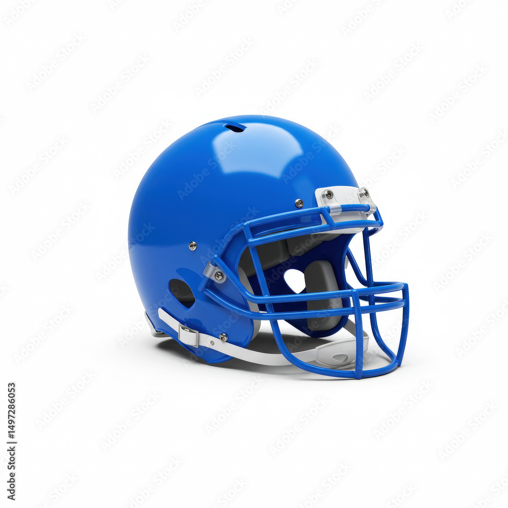 Fototapeta premium American football helmet isolated on a white background