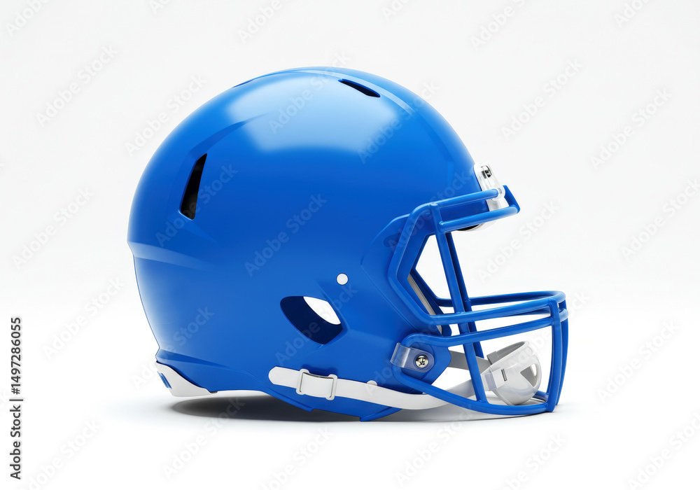Fototapeta premium American football helmet isolated on a white background