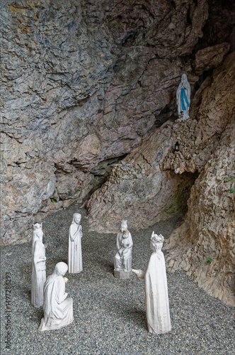 The Scene of Adoration of Magi Displayed at Old Convent