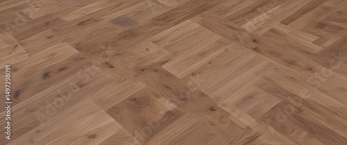 Wallpaper Mural Sophisticated walnut parquet flooring, gray wash effect  Ideal for interior design , parquet flooring, decor, walnut wood Torontodigital.ca