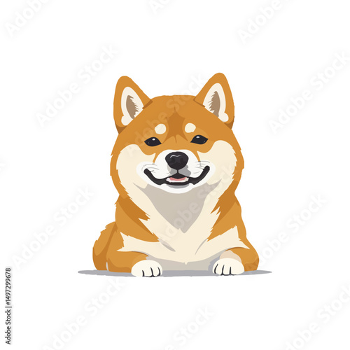 Shiba inu vector