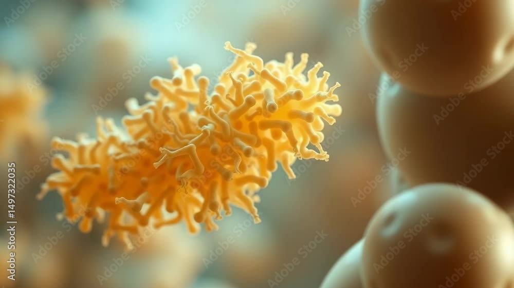Micro bacterial Bacteria Colony Microbiome and Bacteria inside ...