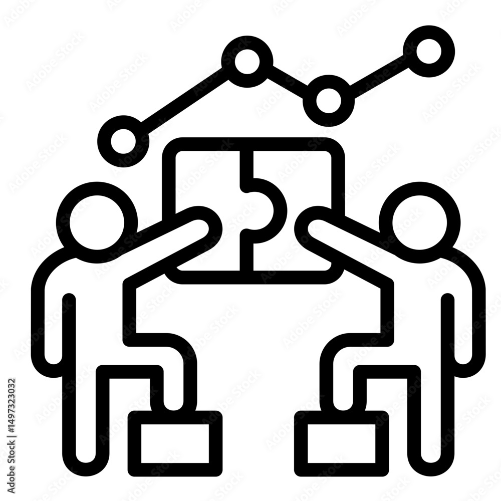 Merged Graphs Icon Element For Design Merged Graphs Icon Element For Design