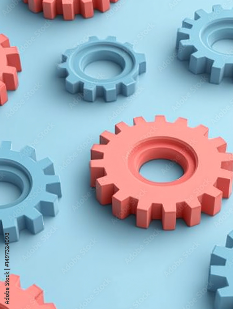 Interlocking Gears: A collection of precisely rendered gears, artfully arranged to symbolize collaboration, innovation, and the mechanics of progress. Capturing the essence of industry. Interlocking Gears: A collection of precisely rendered gears, artfully arranged to symbolize collaboration, innovation, and the mechanics of progress. Capturing the essence of industry.