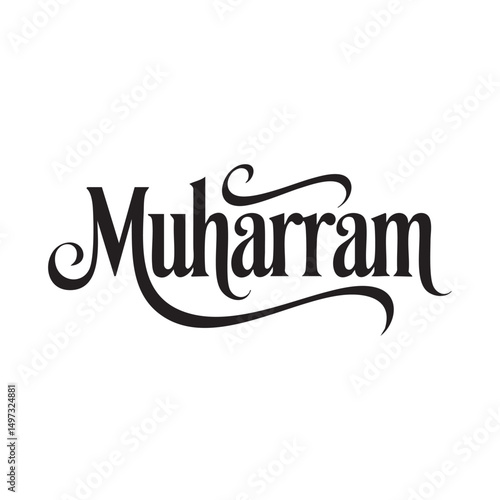 muharram lettering hand written typography