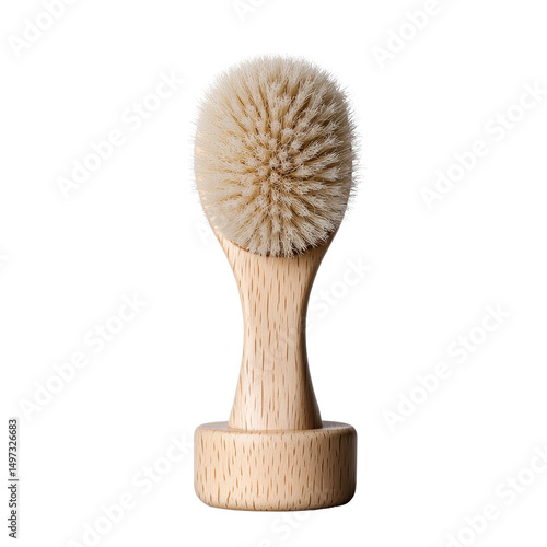 Eco-friendly wooden body scrub brush.