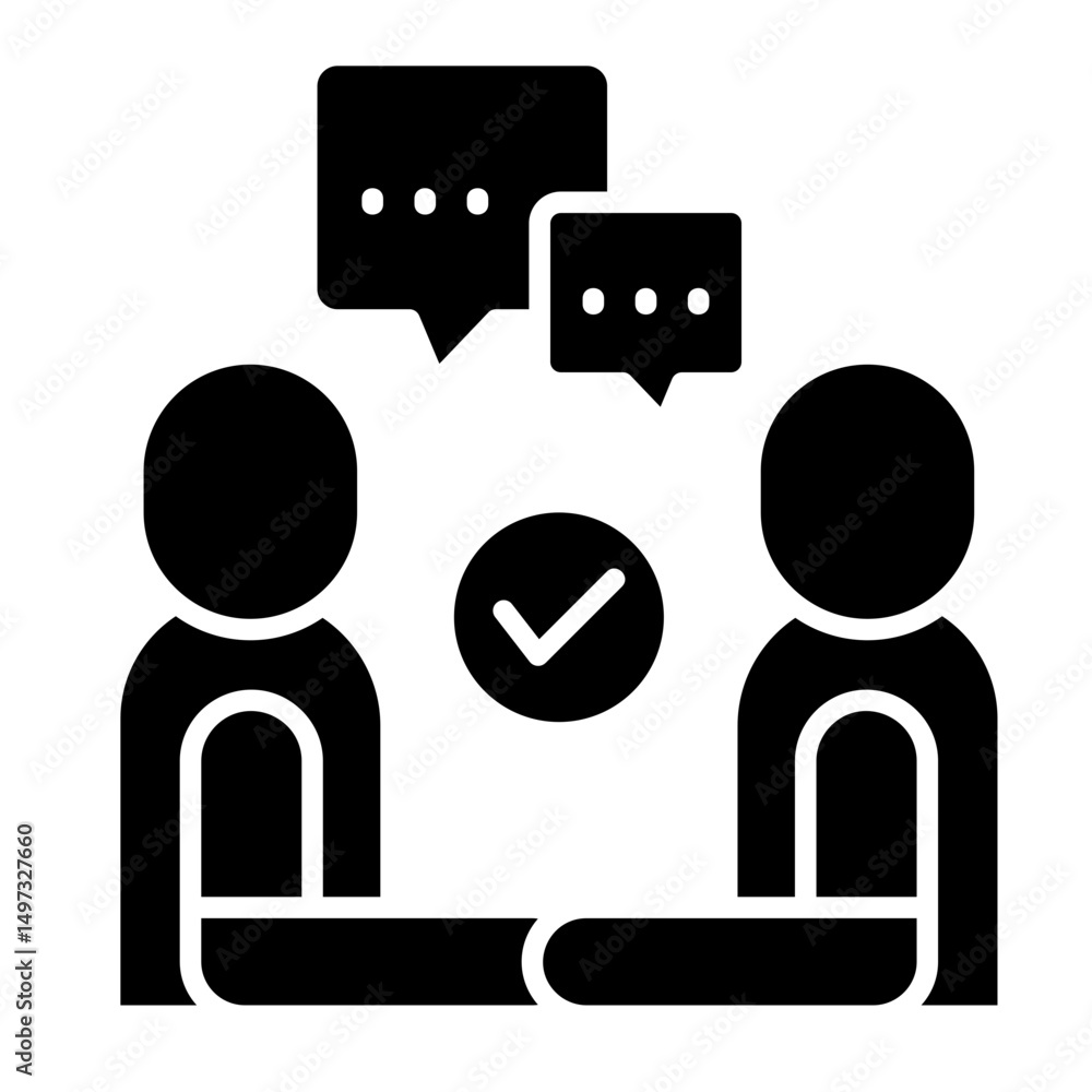 Negotiation Icon Element For Design Negotiation Icon Element For Design