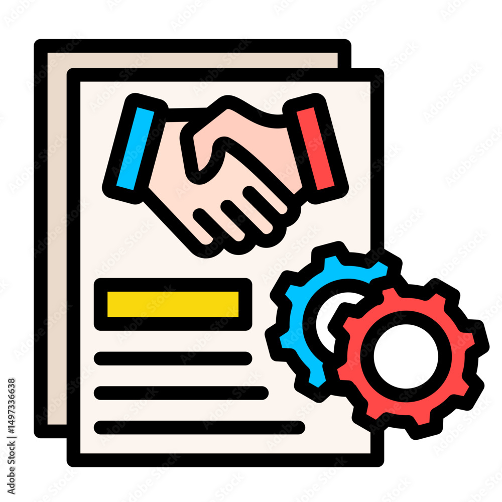 Alliance Document Icon Element For Design Alliance Document Icon Element For Design